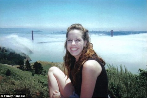Katie Hamlin near the Golden Gate Bridge