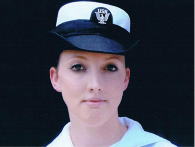 Amanda Snell in officer uniform