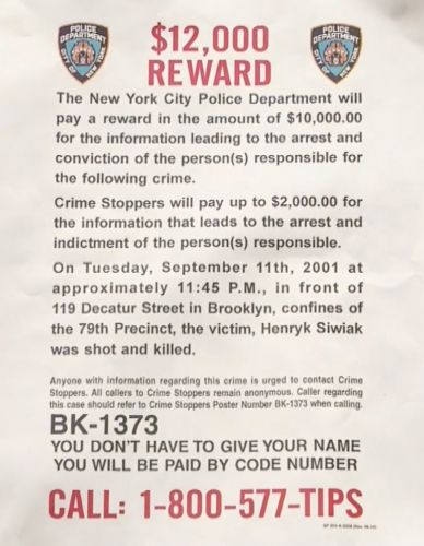 $12,000 Reward post