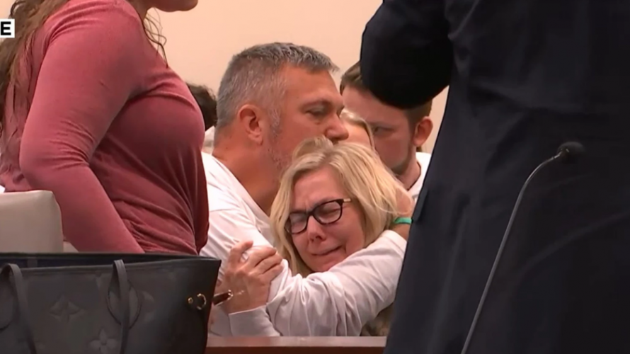 Forrest and Stacy Bailey, Tristyn’s parents at sentencing